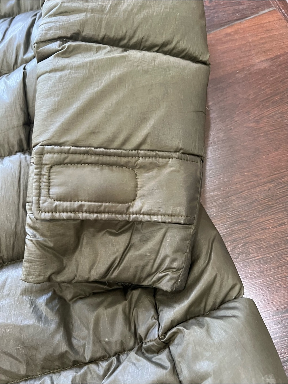 Burberry Olive Green Quilted Puffer Coat - Picture 8 of 11